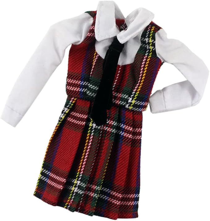 Doll Clothes, 5 Outfits Autumn Dresses Windbreaker Hat for 11.5 Inch Dolls Accessories Random Style