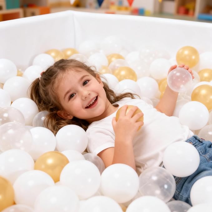 STARBOLO Ball Pit Balls for Toddlers Phthalate Free BPA Free Non-Toxic Crush Proof Play Balls for Toddlers Kids Pool Playhouse Pack of 100 200 500