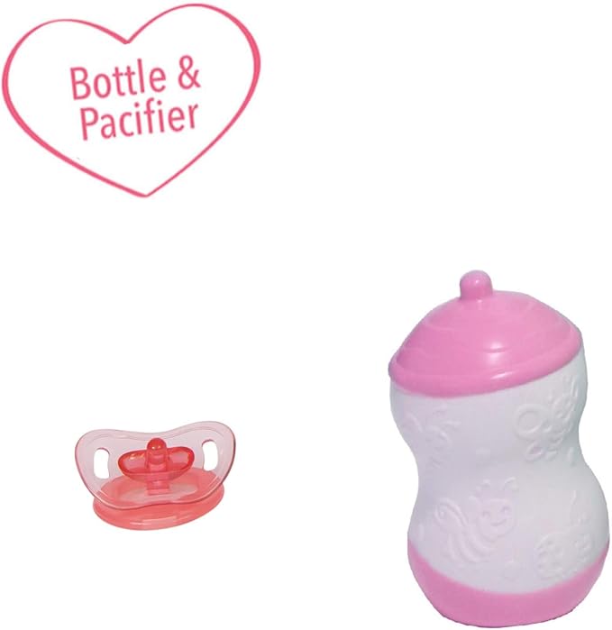 JC Toys ‘Lots to Cuddle Babies’ Hispanic 20-Inch Peach Soft Body Baby Doll and Accessories Designed by Berenguer, Purple, 35019