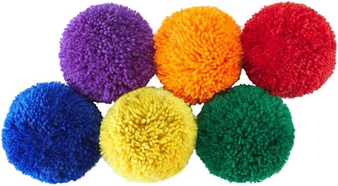 12-Pack Soft Fleece Balls: Large 4'',Kids Playground Balls Handballs Dodgeball Kickball Kids Sports Games for Indoor Outdoor Games