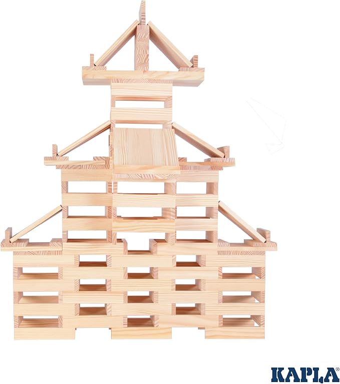 KAPLA Wooden Construction kit 200 Bricks