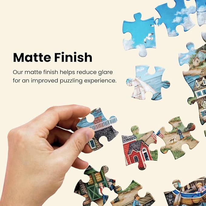 MasterPieces - 550 Piece Jigsaw Puzzle, The Curious Calf, Fun for Adults, Family, Kids, 18" x 24"