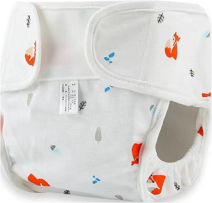 4 PCS Reborn Baby Doll Diapers Underwear for 17-22 inch Reusable Doll Diapers Fits Baby Dolls