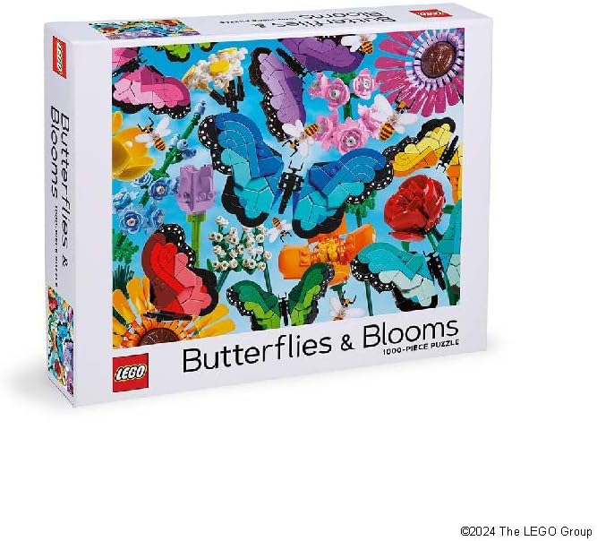 LEGO® Butterfly & Blooms 1000-Piece Jigsaw Puzzle