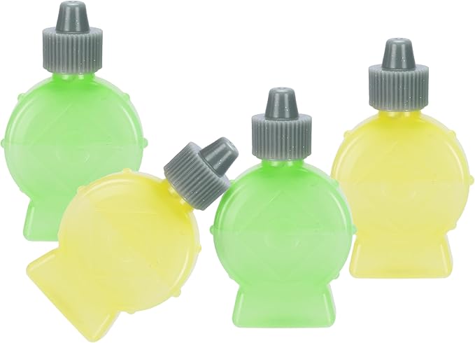 Minions Despicable Me Fart Blaster Refill Pack, Compatible with The Ultimate and Mega Ultimate Fart Blasters, Includes 4 Easy-to-Use Refill Bottles, 2 Banana Scent and 2 Stinky Fart Smell.