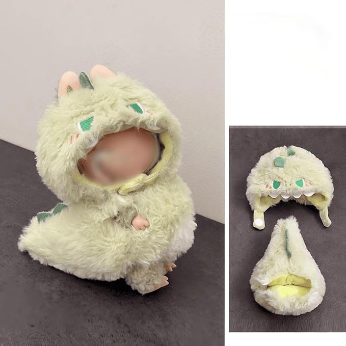 Doll Clothes Dinosaur Set for 17cm Dolls, Suitable for Dolls Exquisite Accessories Cute Clothe Dress up Unique Style (NO Doll)