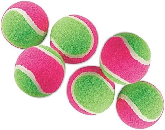 YMCtoys Replacement Sticky Balls for Toss and Catch Sport Game, Hook and Loop, Refill Pack of 6