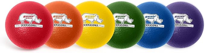 Champion Sports® Rhino Skin® Low Bounce Dodgeball Sets & Singles for Playground, PE, Backyard & League Games – Team Sports Equipment for Youth & Adults