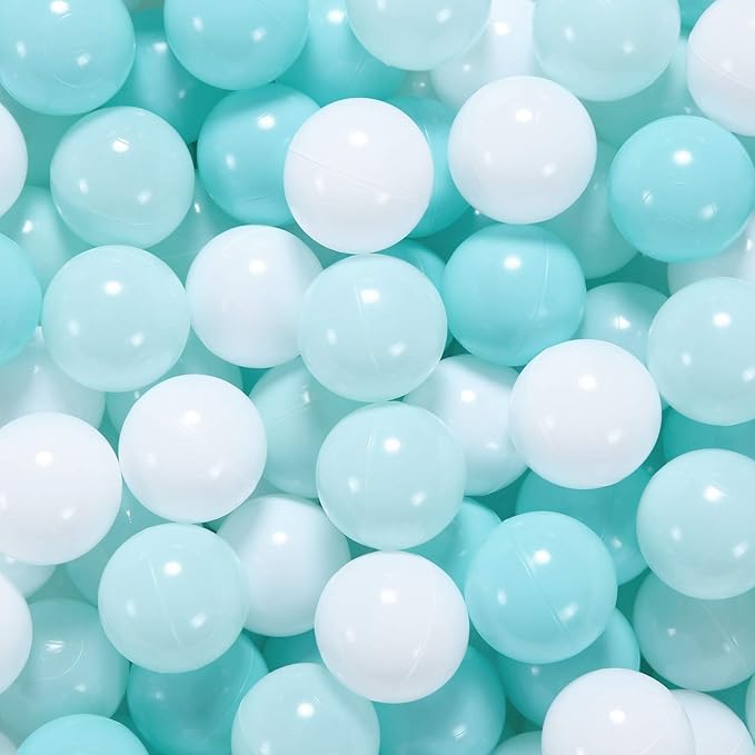 GOGOSO Ball Pit Balls for Toddlers Kids Plastic Balls for Ball-Pit Playpen Pool Baby Play Pastel BPA-Free Non Toxic Play Pastel Crush Proof Bal 50 100 200 500 1000 Count