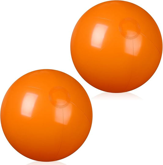 2 Pcs Inflatable Beach Ball 20 inch Swimming Pool Balls Summer Outdoor