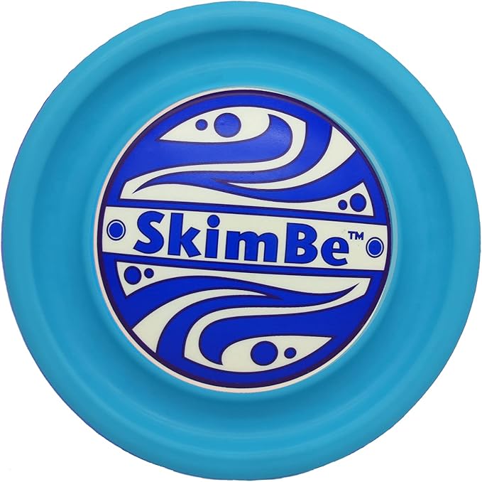Skipping Disc Toy – Water Skipping Disc for Pool, Beach & Summer Fun – Floating Foam Throw Toy for Kids & Adults, Outdoor Water Play, Swim Training, Backyard Games (Light Blue)
