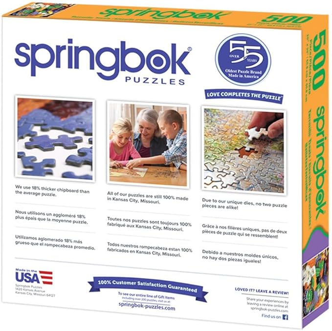 Springbok's 500 Piece Jigsaw Puzzle Terrorific Treats - Made in USA