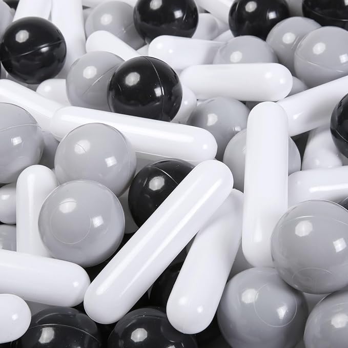 STARBOLO Ball Pit Balls for Kids -Pack of 150 200 500 Colorful Ball Pit Balls Crush Proof Plastic Toy Balls for Toddlers Ball Pit, Ball Pit Play Tent, Baby Pool Water Toys