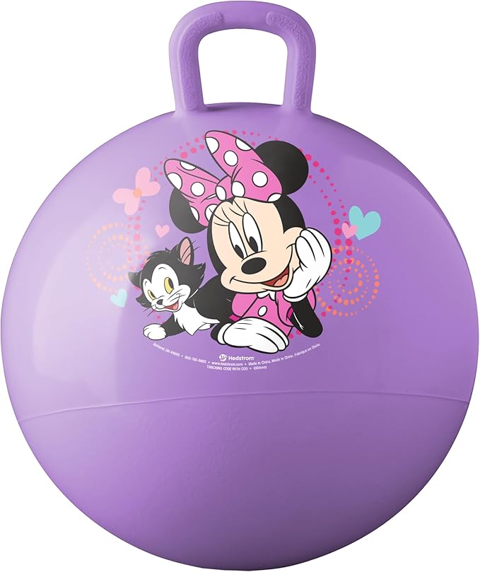Hedstrom Minnie Mouse Happy Helpers Hopper Ball, Hop Ball for Kids, 15 Inch (55-73301AZ-A)
