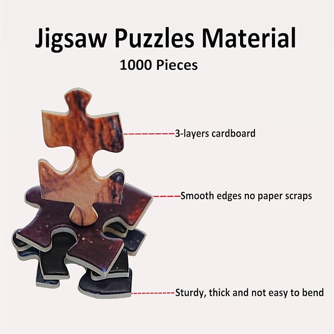 Jigsaw Puzzles for Adults 1000 Pieces Impossible Hard Difficult Challenging Puzzles for Teens Mountain Sea Ocean Flowers Galaxy Night Landscape Jigsaw Puzzle 1000 Pieces 28 x 20 inch
