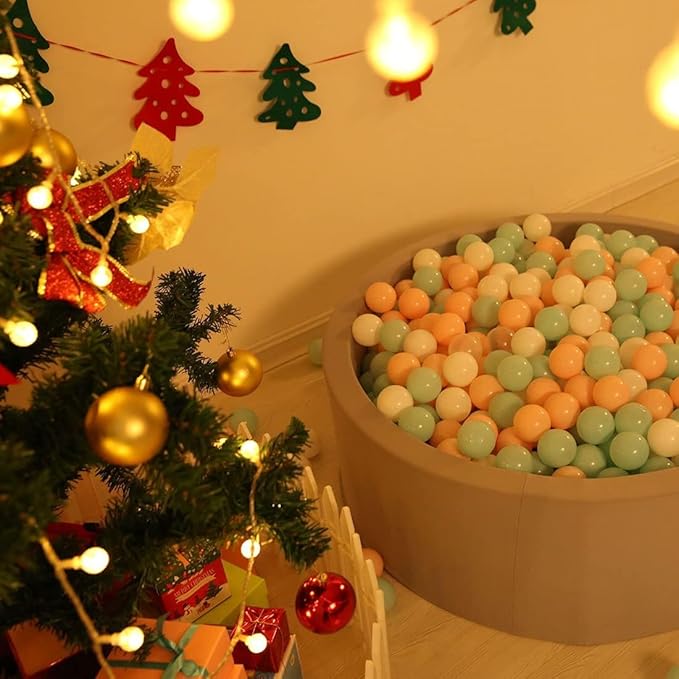 GOGOSO Ball Pit Balls for Toddlers Kids Plastic Balls for Ball-Pit Playpen Pool Baby Play Pastel BPA-Free Non Toxic Play Pastel Crush Proof Bal 50 100 200 500 1000 Count
