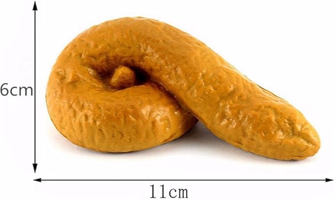 Wendy Mall 1 Pc Funny Joke Tricky Toys Mischief Turd Gag Gift Realistic Shits Poop Fake Turd Classic Shit Practical