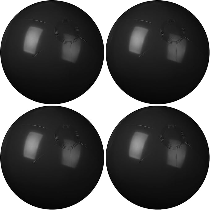 4 Pcs Inflatable Beach Ball 20 inch Swimming Pool Balls Summer Outdoor Decor Beach Balls Ornaments Floatable Ball for Swimming Pool Birthday Party Supplies