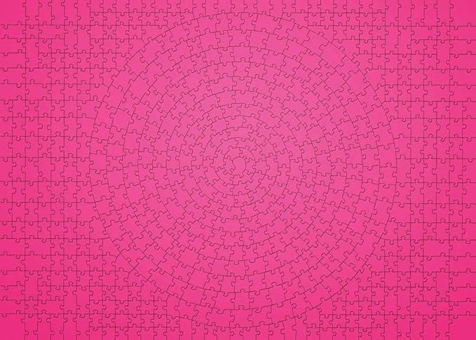 Ravensburger Krypt Pink 654 Piece Jigsaw Puzzle for Adults - 16564 - Every Piece is Unique, Softclick Technology Means Pieces Fit Together Perfectly