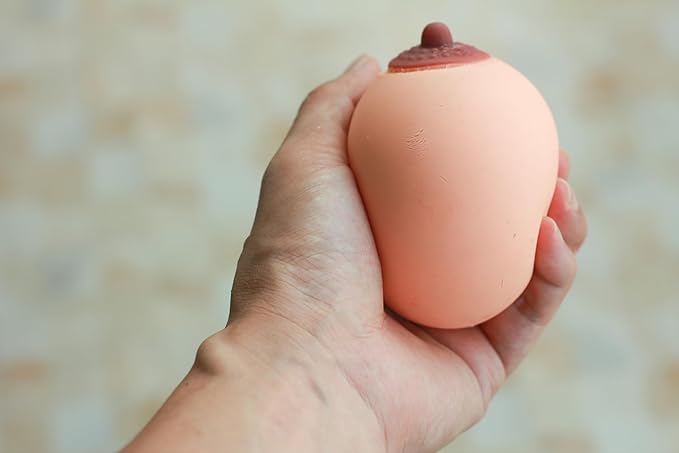 Vrogadso Funny Stress Ball Rubber Funny Ball Toys April Fool's Day Party Accessory -2.4 Inch