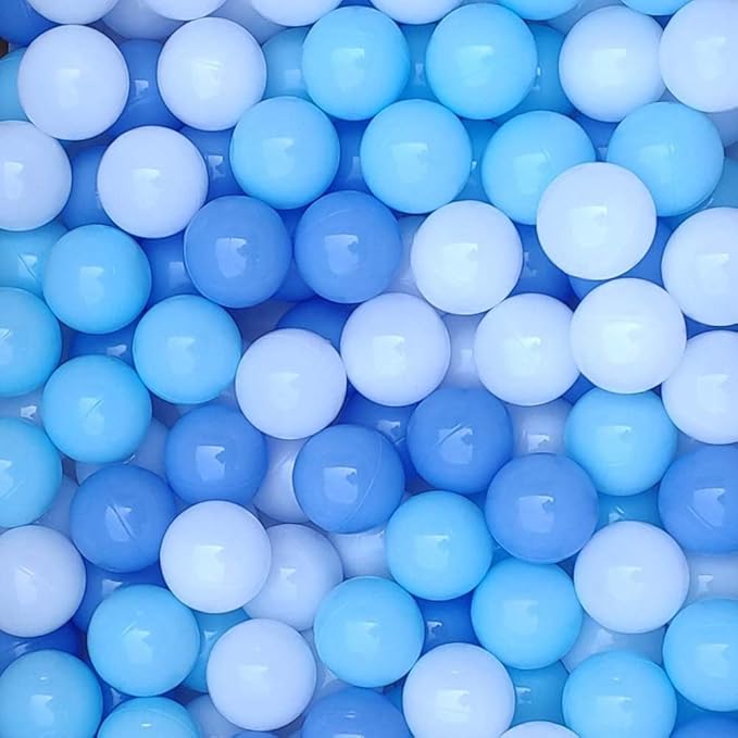 Ball Pit Balls for Kids & Dogs Cats Pack of 100 200 500- BPA Free, Crush Proof Plastic Balls for Ball Pit, Tent, Playhouse, Children's Toy Balls for Party, Macaron Ocean Balls 2.15 Inch