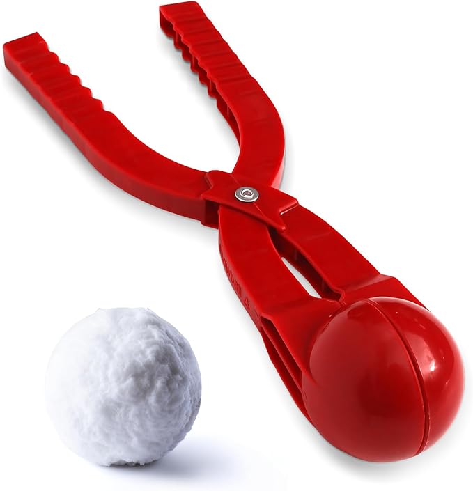 Flexible Flyer Kids Snowball Maker – Durable Heavy-Duty Snow Ball Mold & Sand Mold for Fast, Easy Winter Outdoor Fun, Smooth No-Stick Press for Perfect Snowballs, Great Snow Toy for Kids & Adults