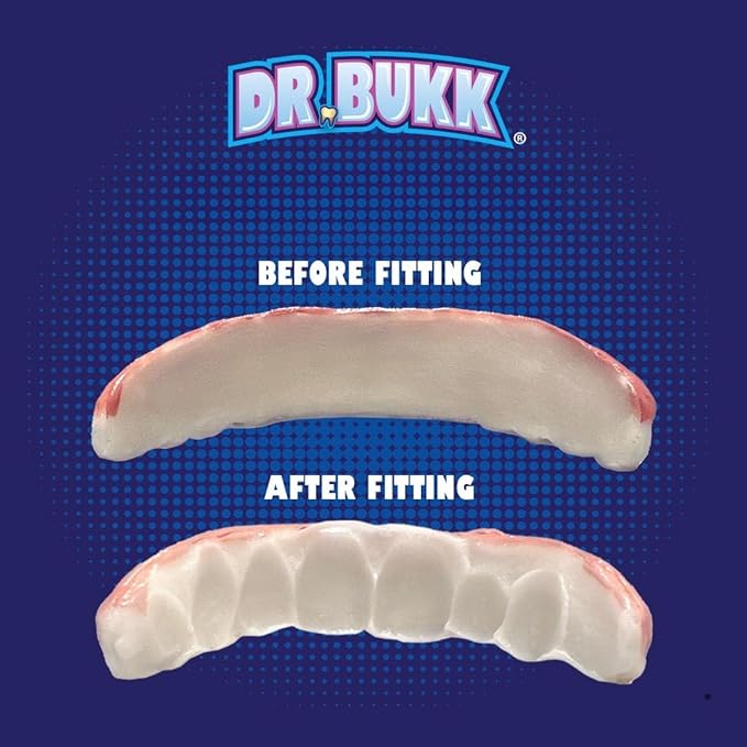 Realistic Hollywood Style Funny Teeth - Speed - Custom Fit Yourself at Home - Handmade in USA - Novelty, Gag, Costume Teeth - Speed, Small