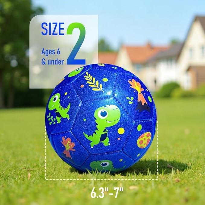 Richball Easter Basket for Kids, Toddler Soccer Ball, Size 2/3 Soccer Ball, Outdoor Activity Toy for Kids Age 1-3 3-6, Christmas Stocking Birthday Gifts