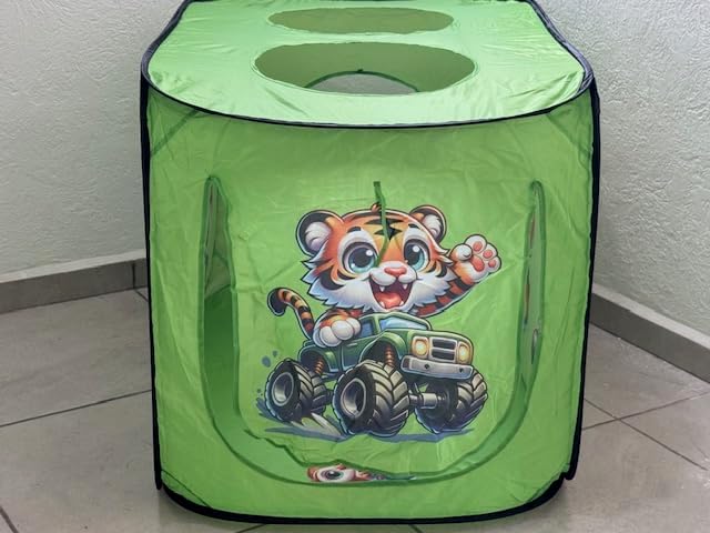 Pop Up Kids Play Tent – Foldable Playhouse for Boys, Girls, Toddlers & Babies with Carry Bag, 44 X 27'' Polyester, See-Through Breathable Mesh, Ideal for Birthday Gift, Kids Tent Indoor Outdoor