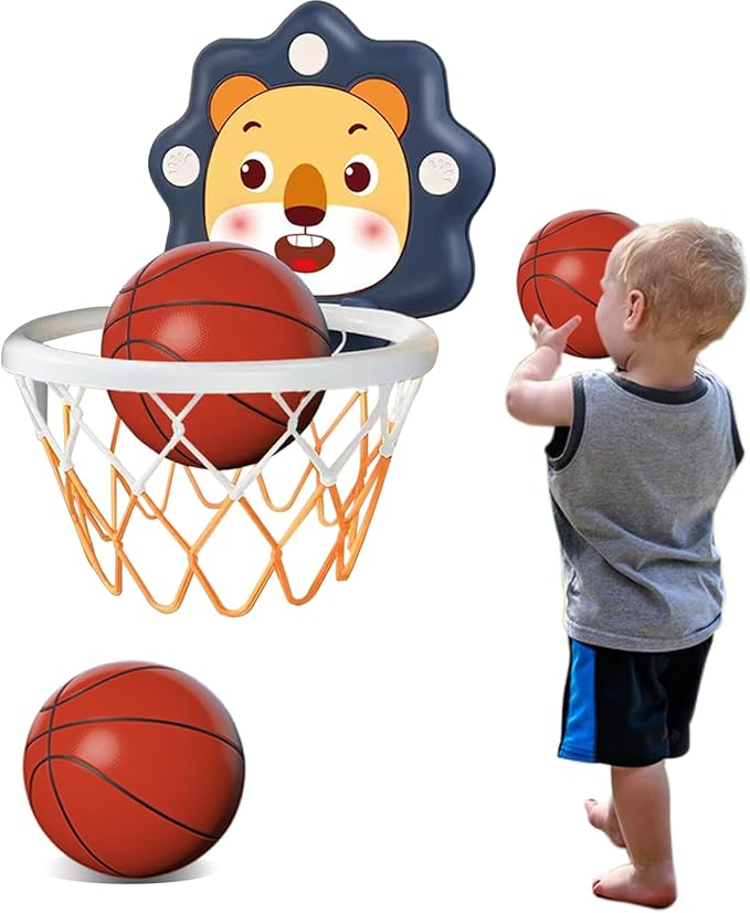 Toddlers Basketball Hoop Indoor, Adjustable Height Indoor Mini Basketball Hoop for Toddlers Kids Boys Bedroom Toddler Kids Toys Toys for 3 + Year Old