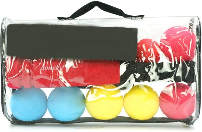 Aoneky Foam Tball Set for Toddlers 1-3 Years - First Baseball Toy with Soft Foam Bat & Balls, Stable Tee & Carry Bag, Indoor Outdoor Gift for Kids (Red)