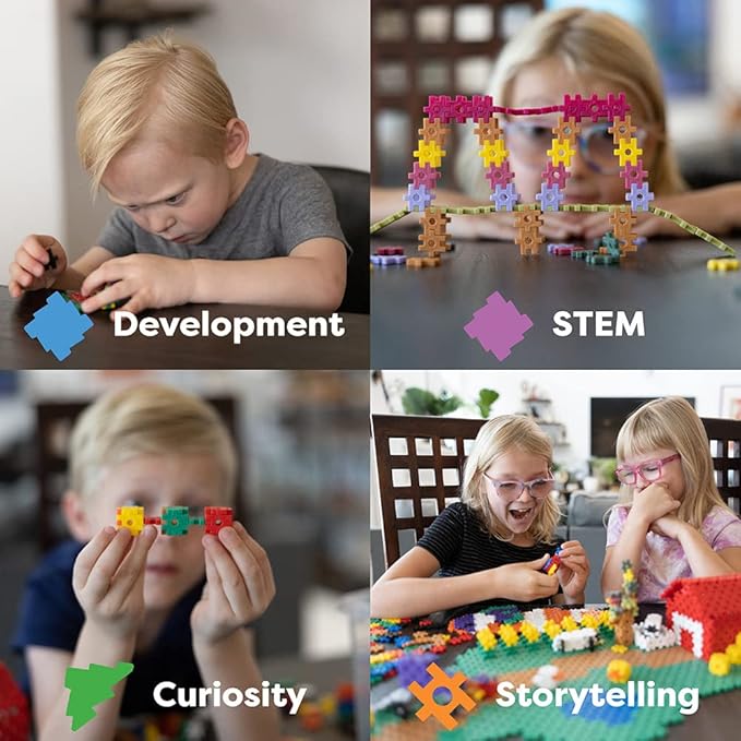 KADU Classic 250 Piece Classic Set - STEM/STEAM Building + Construction Toy, for Open + Imaginative Play Ages 5+