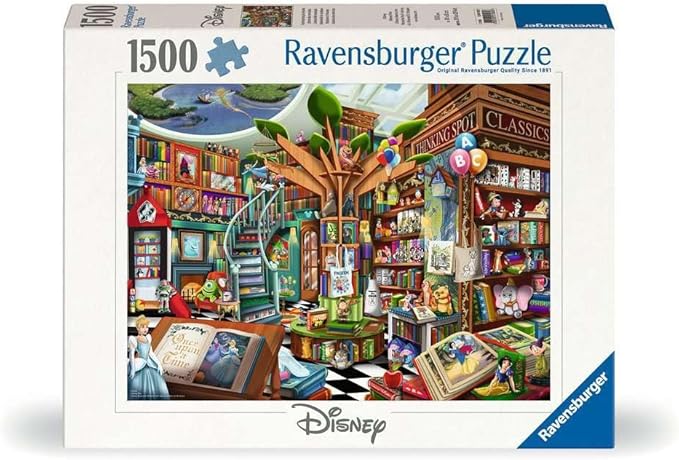 Ravensburger Magical Disney Bookshop 1500 Piece Puzzle for Adults