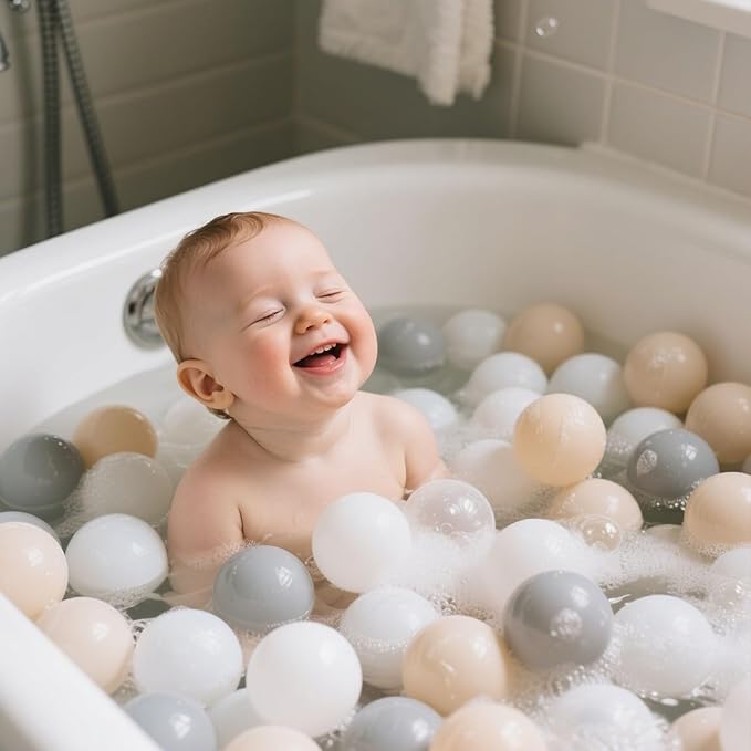 GOGOSO Ball Pit Balls for Toddlers Kids Plastic Balls for Ball-Pit Playpen Pool Baby Play Pastel BPA-Free Non Toxic Play Pastel Crush Proof Bal 50 100 200 500 1000 Count
