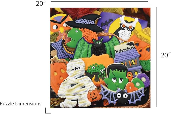 Springbok's 500 Piece Jigsaw Puzzle Terrorific Treats - Made in USA