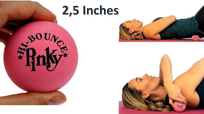 JA-RU Hi Bounce Pinky Ball (6 Balls) – Solid Pink Rubber Bouncy Balls for Kids, Outdoor Playground Toys, Stress & Massage Balls, Bulk Party Favors & Classroom Prizes. 976-6p
