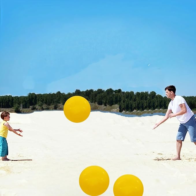 6 Pack Beach Balls, Large Inflatable Beach Balls Bulk, for Parties, Beach, Pools & Play