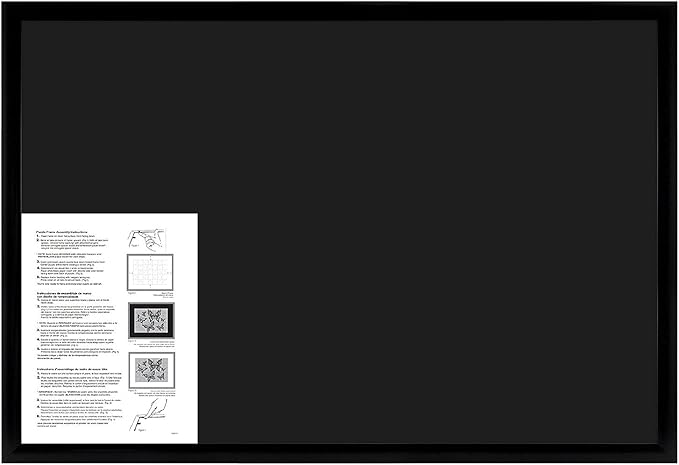 MCS 20x30 Puzzle Frame for Finished Puzzles, Black Vertical & Horizontal Wall-Mounted Large Picture Display for Preservation (1-Pack)