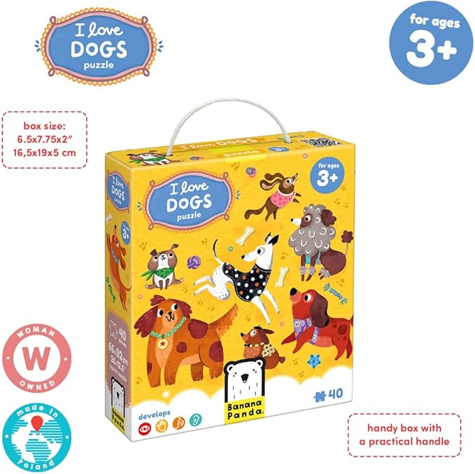 I Love Dogs Puzzle 3+ Floor Puzzle