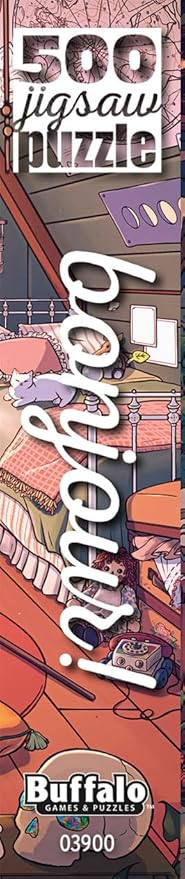 Buffalo Games - Bonjour - Brittnie Ortega - Messy Room - 500 Piece Jigsaw Puzzle for Adults - Challenging Puzzle Perfect for Game Nights - Finished Size is 21.25 x 15.00