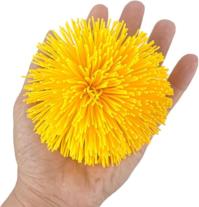 Easter Basket Stuffers for Kids – 3 Pack 4 Inch Large Stringy Balls, Sensory Fidget Toys for Boys & Girls, Easter Egg Fillers, Stress Relief & Hand Exercise Toys, 90s Retro Party Favors