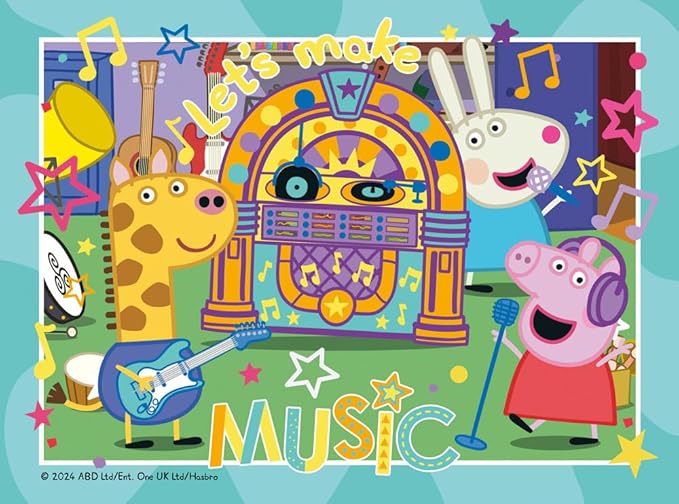 Ravensburger - Peppa Pig Puzzles Pack Of 4 | Puzzle 3 Years Or Over | Gift Child 3 Years Or Over 72 Pieces | Kids Puzzles 19 X 14 Cm | Ravensburger Puzzle