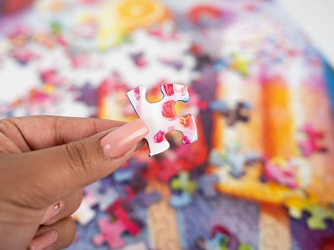 Springbok Summer Treats 500 Piece Jigsaw Puzzle for Adults - Colorful Popsicles - Unique Cut Pieces - Made in USA