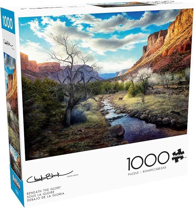 Buffalo Games - Charles Black - Beneath The Glory - 1000 Piece Jigsaw Puzzle for Adults – Precision-Cut Pieces, Beautiful Artwork, and Hours of Relaxing Fun