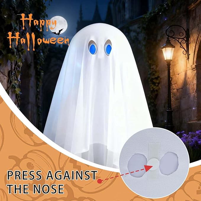 Ghost Clothes for 6.7 Inch (17cm) Dolls（NO Doll）,One-piece Halloween-Themed Costume，Perfect for Collectors Dress-Up Halloween, Christmas, and Birthday Gifts
