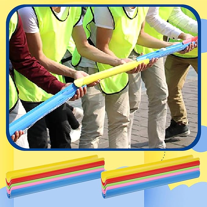 Sratte Team Building Activities Games Teamwork Group Learning Exercise Activities with Half Pipes Golf Balls Storage Bags Teamwork Kit for Adults Teens Field Day Game School Gym Outdoor Sports
