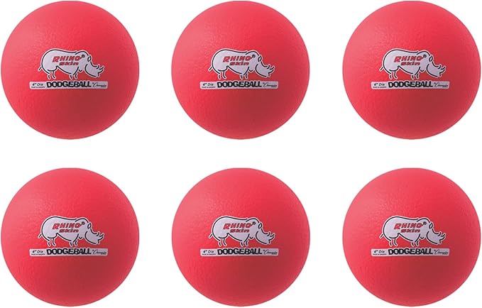 Champion Sports® Rhino Skin® Low Bounce Dodgeball Sets & Singles for Playground, PE, Backyard & League Games – Team Sports Equipment for Youth & Adults