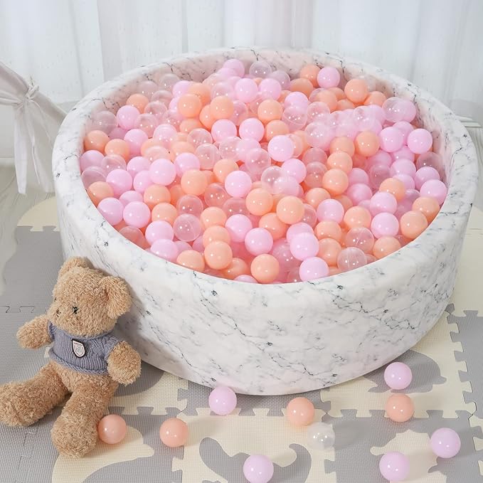 STARBOLO Ball Pit Balls for Toddlers Phthalate Free BPA Free Non-Toxic Crush Proof Play Balls for Toddlers Kids Pool Playhouse Pack of 100 200 500