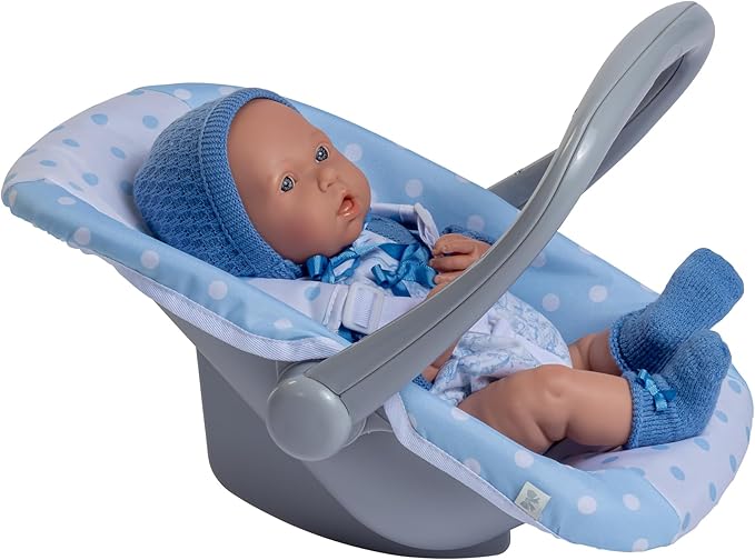 JC Toys - for Keeps Playtime | 2 in 1 Baby Doll Swing and Portable Carrier | for Dolls up to 18" | Ages 3+ | Blue