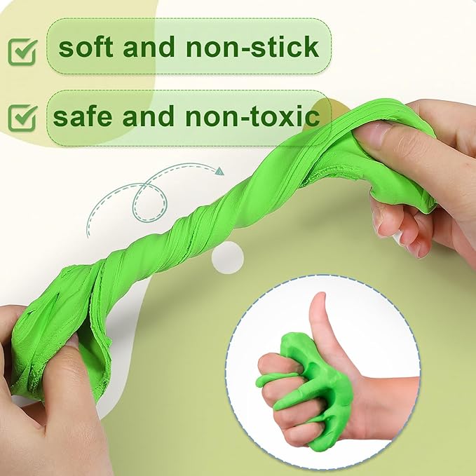 Air Dry Clay, 100 Colors Modeling Clay for Kids, Safe & Non-Toxic, DIY Model Art & Crafts Toys with Sculpting Tools, Home Party Favors, Birthday Toys Gift for Ages 3-12 Boys & Girls